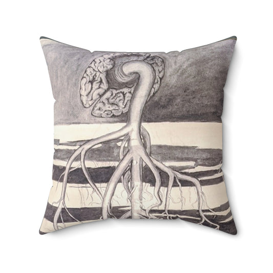 "The Seed" Square Throw Pillow