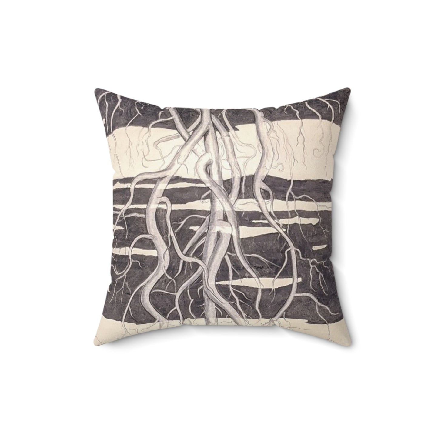 "The Seed" Square Throw Pillow